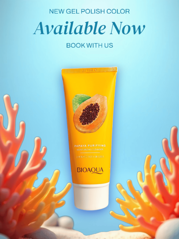 BioAqua Papaya Purifying Moisturizing Cleanser - Glow Naturally! - Image 2