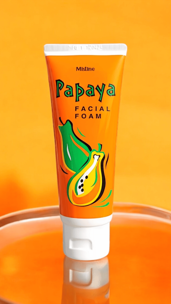 Mistine Papaya Facial Foam - Reveal Radiant, Youthful Skin!